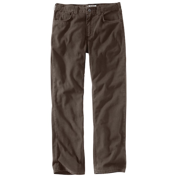 Carhartt Men's BN2517 M RF RlxdFit Cnvs 5 Pkt W W46 L32 Non Denim Relaxed Dark Khaki BN2517-M / 102517-DKHW46L32 - main